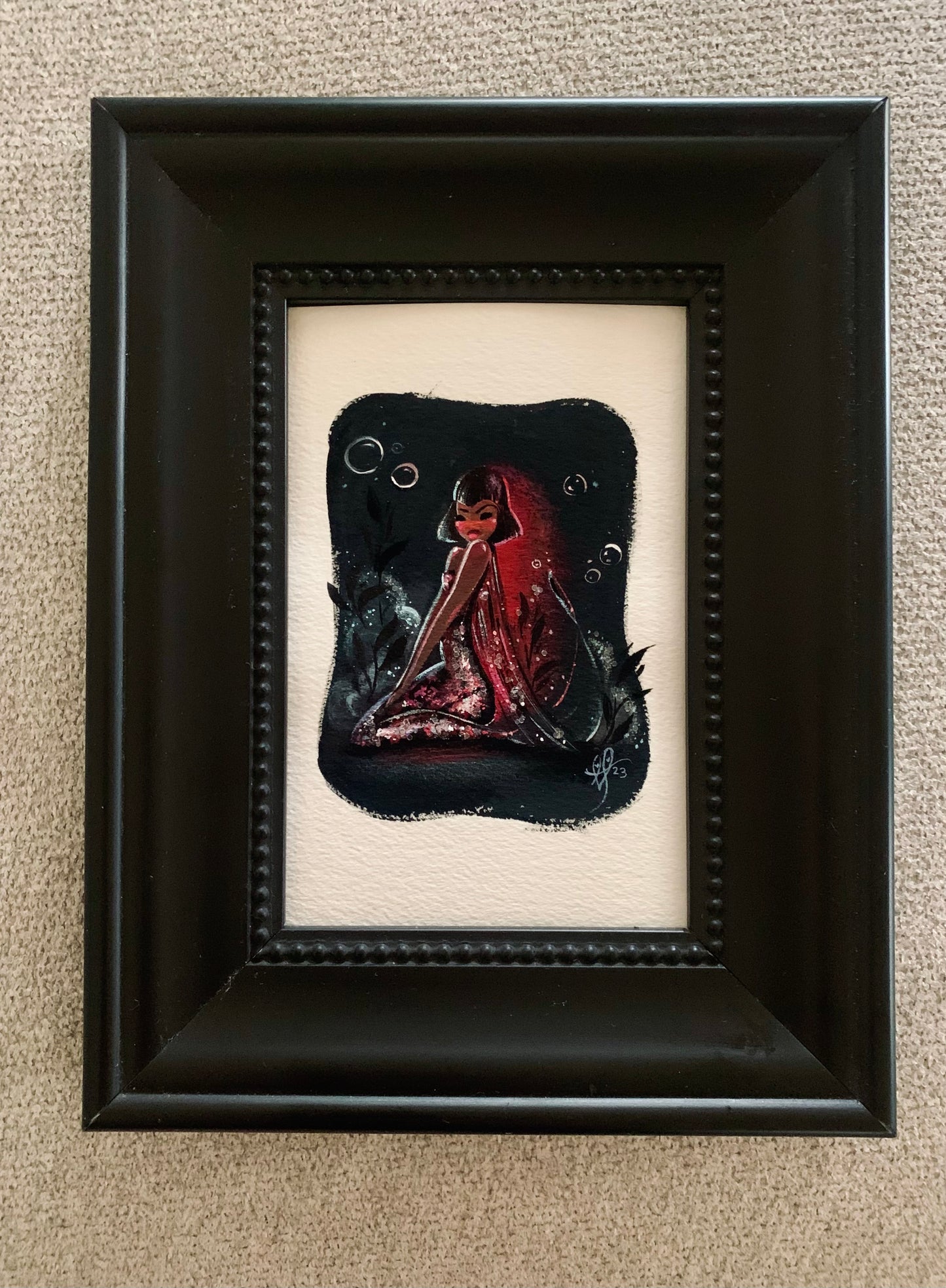 Revenge of the Fifth gouache painting