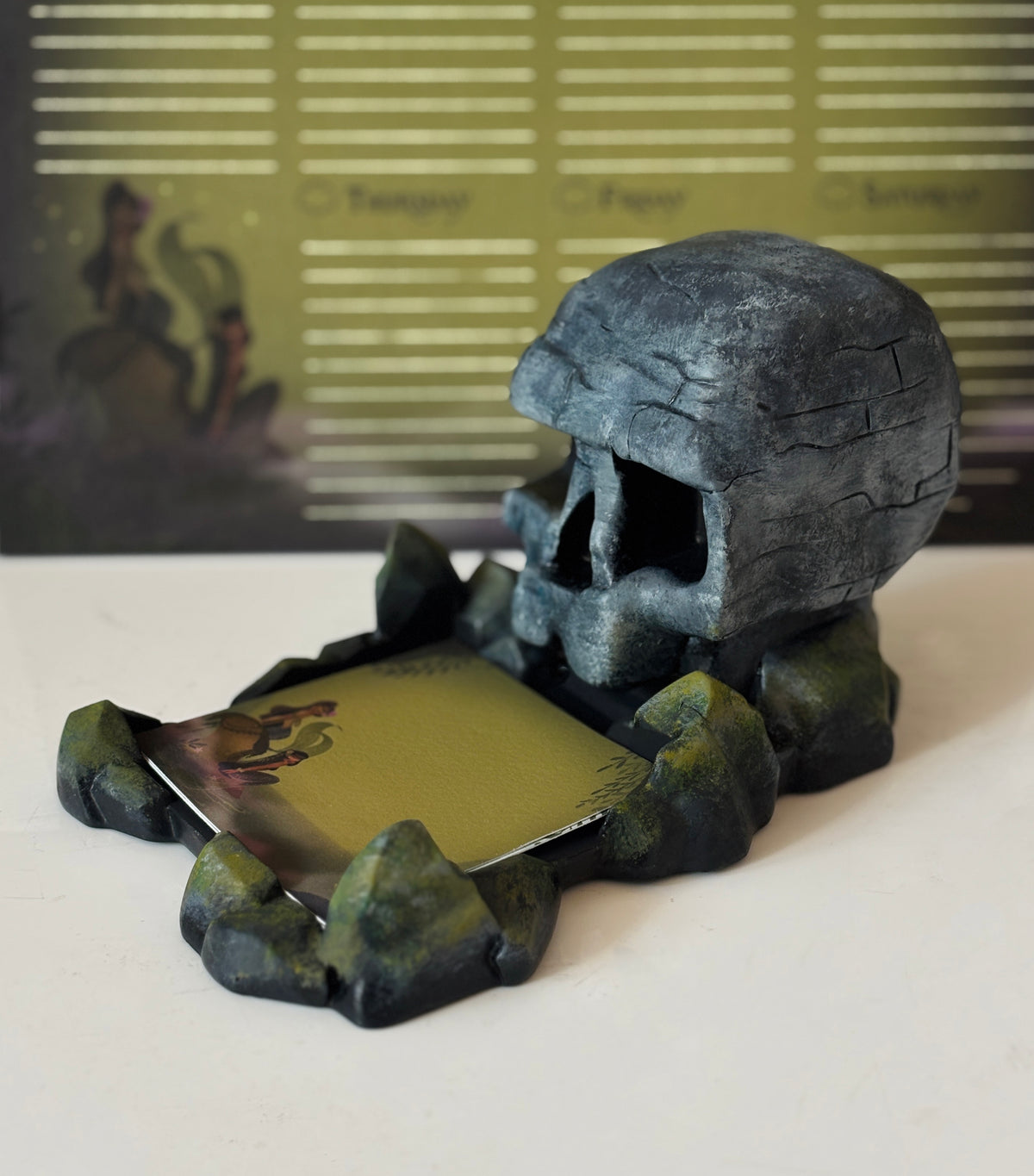 Skull Rock Sticky Note Holder 1