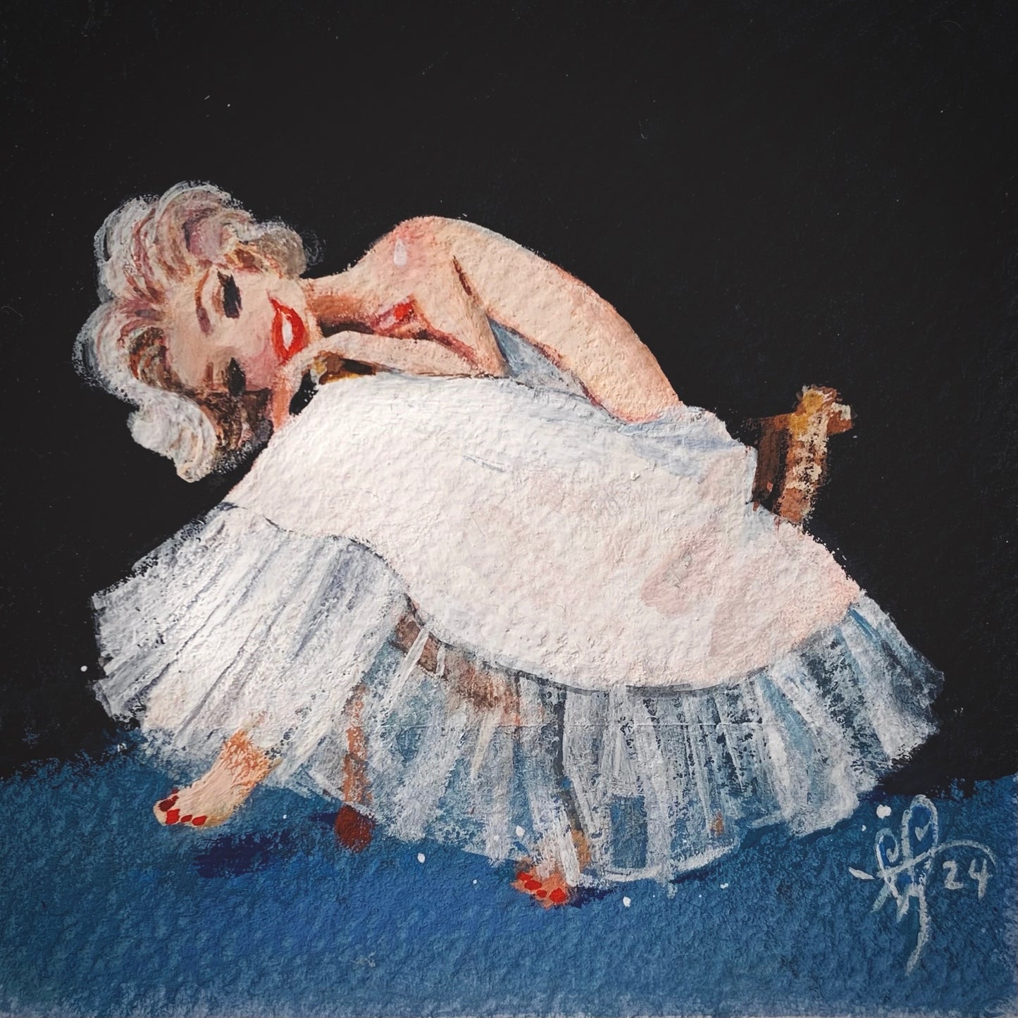 Sitting Pretty fine art print