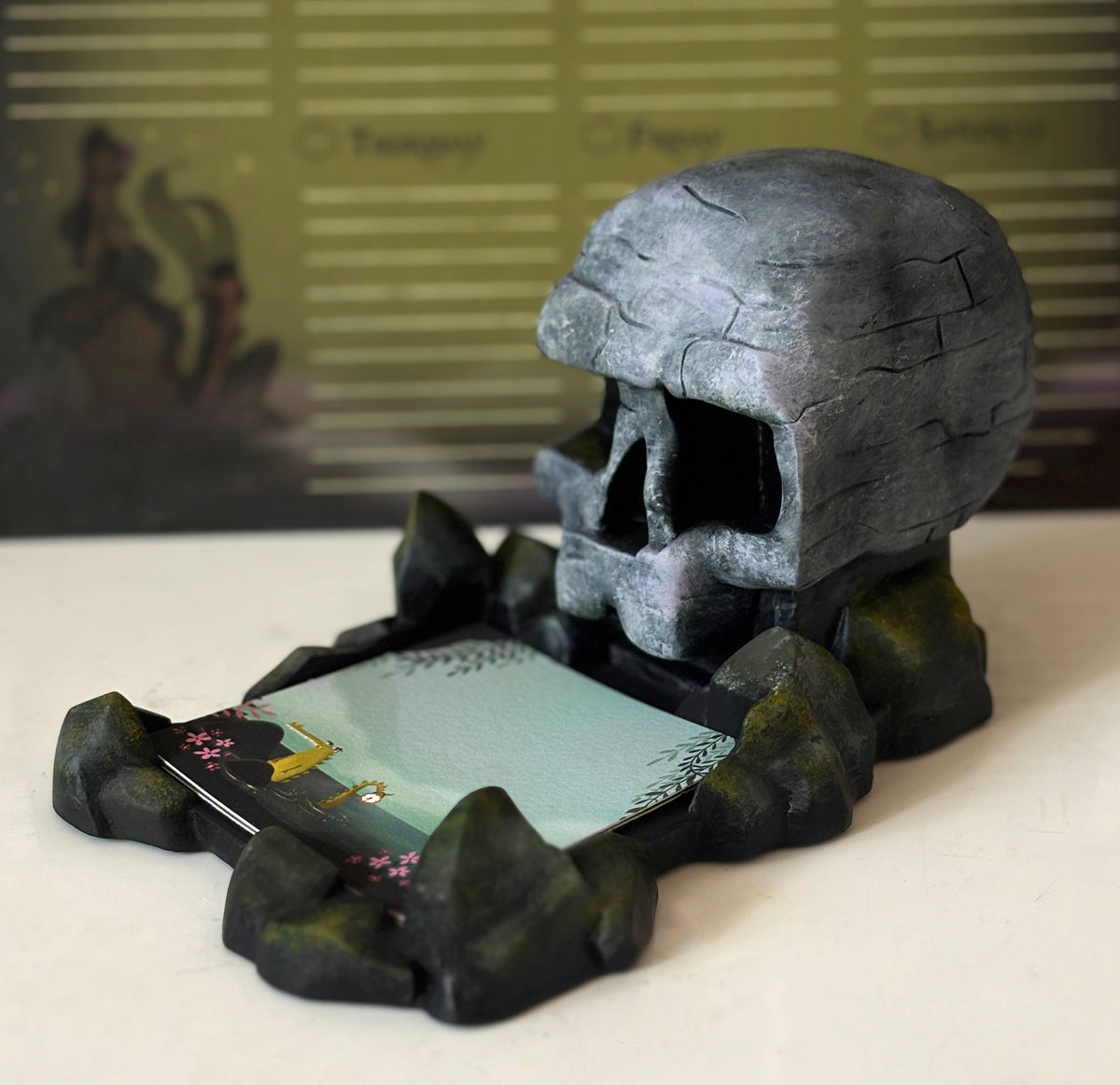 Skull Rock Sticky Note Holder 4