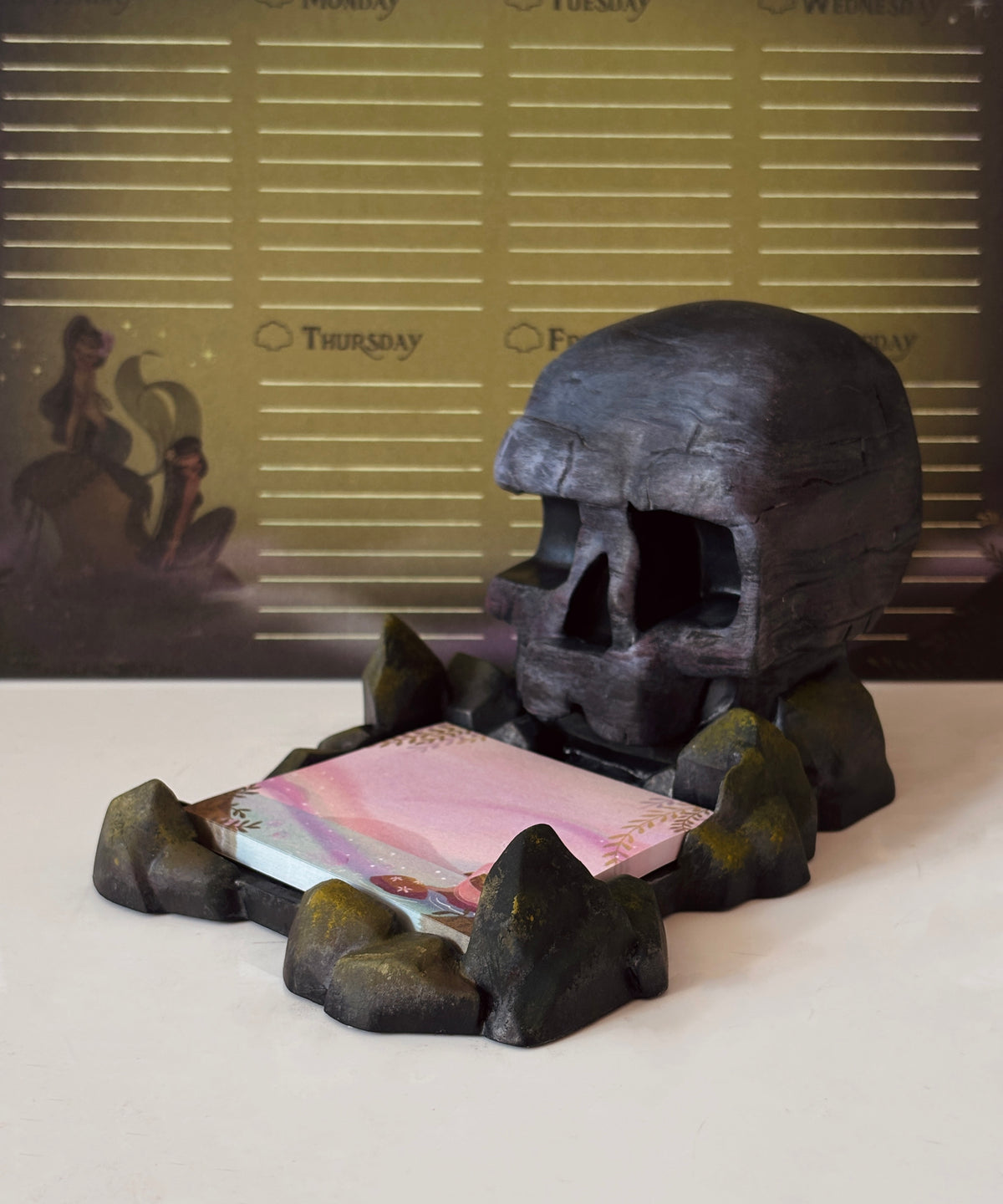 Skull Rock Sticky Note Holder 5