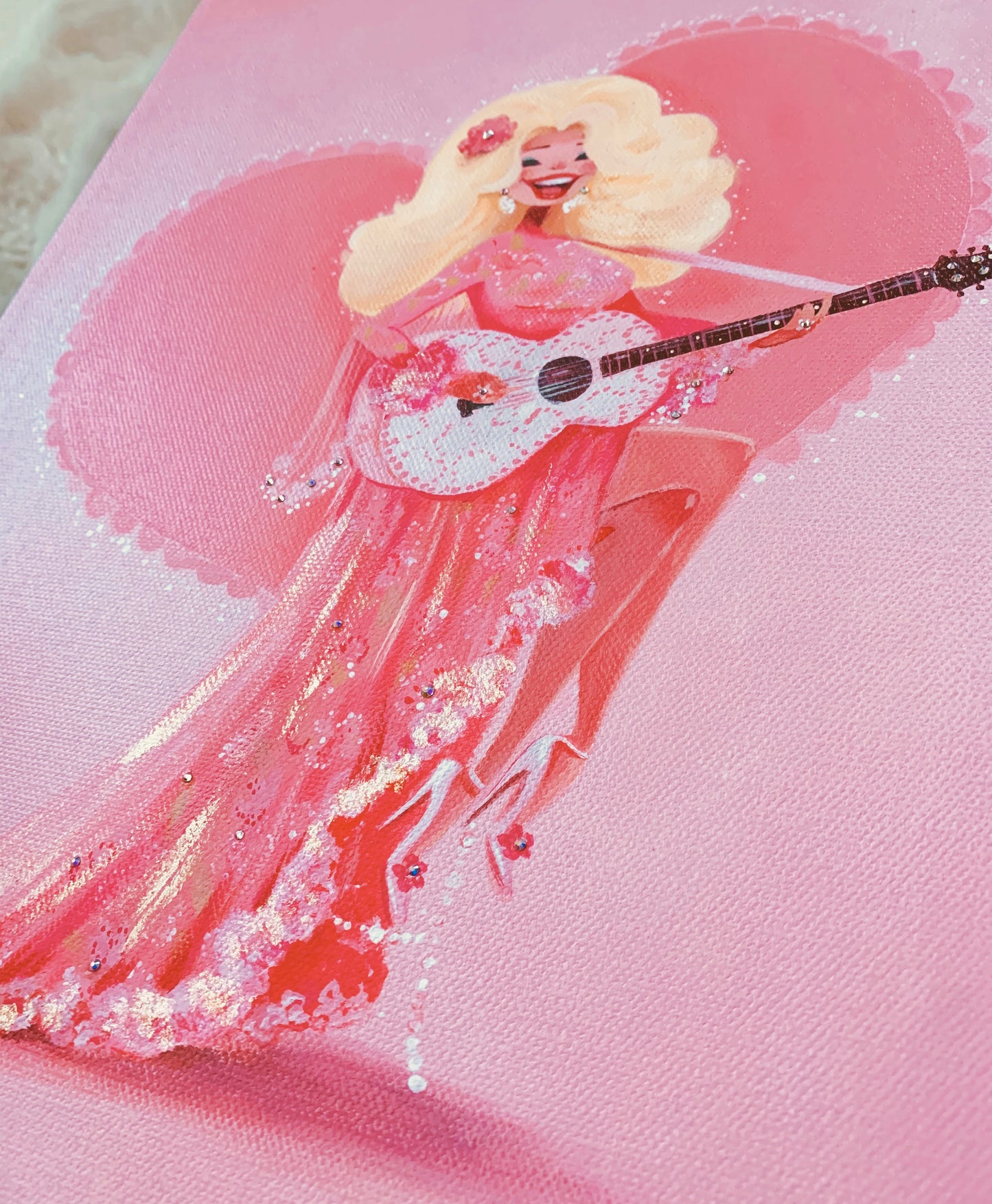 Dolly original acrylic painting