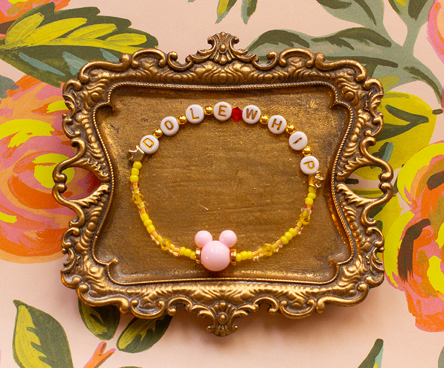 Dole Whip beaded bracelet