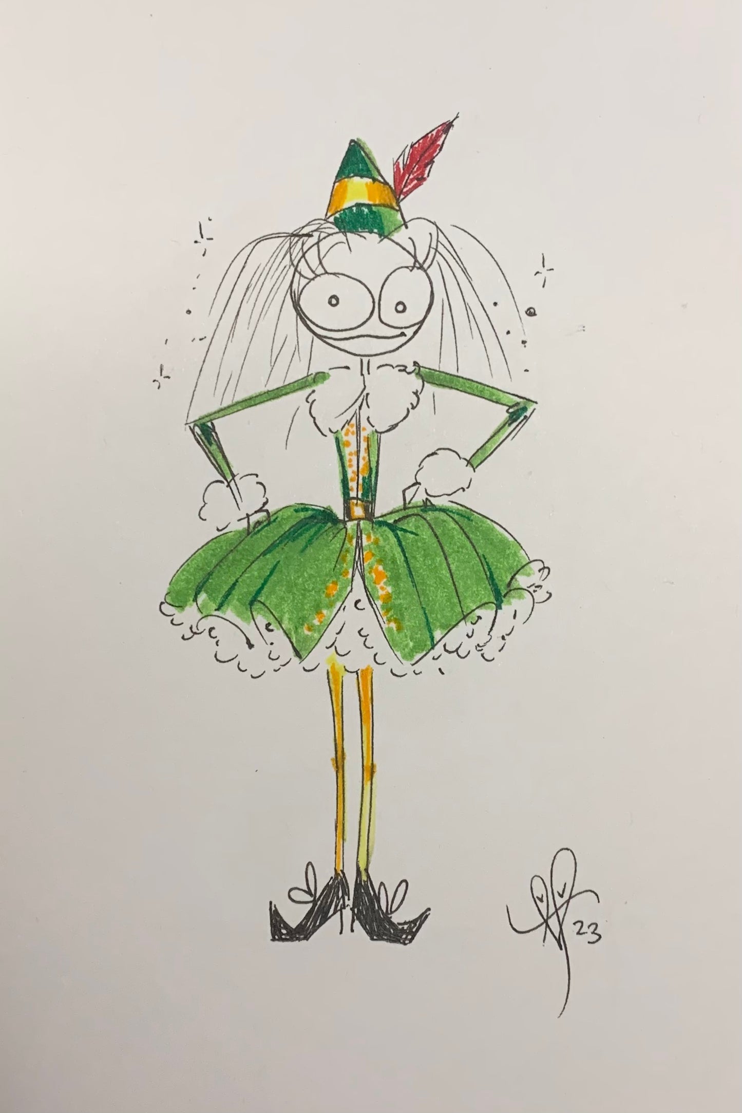 Jolly Elf sketch