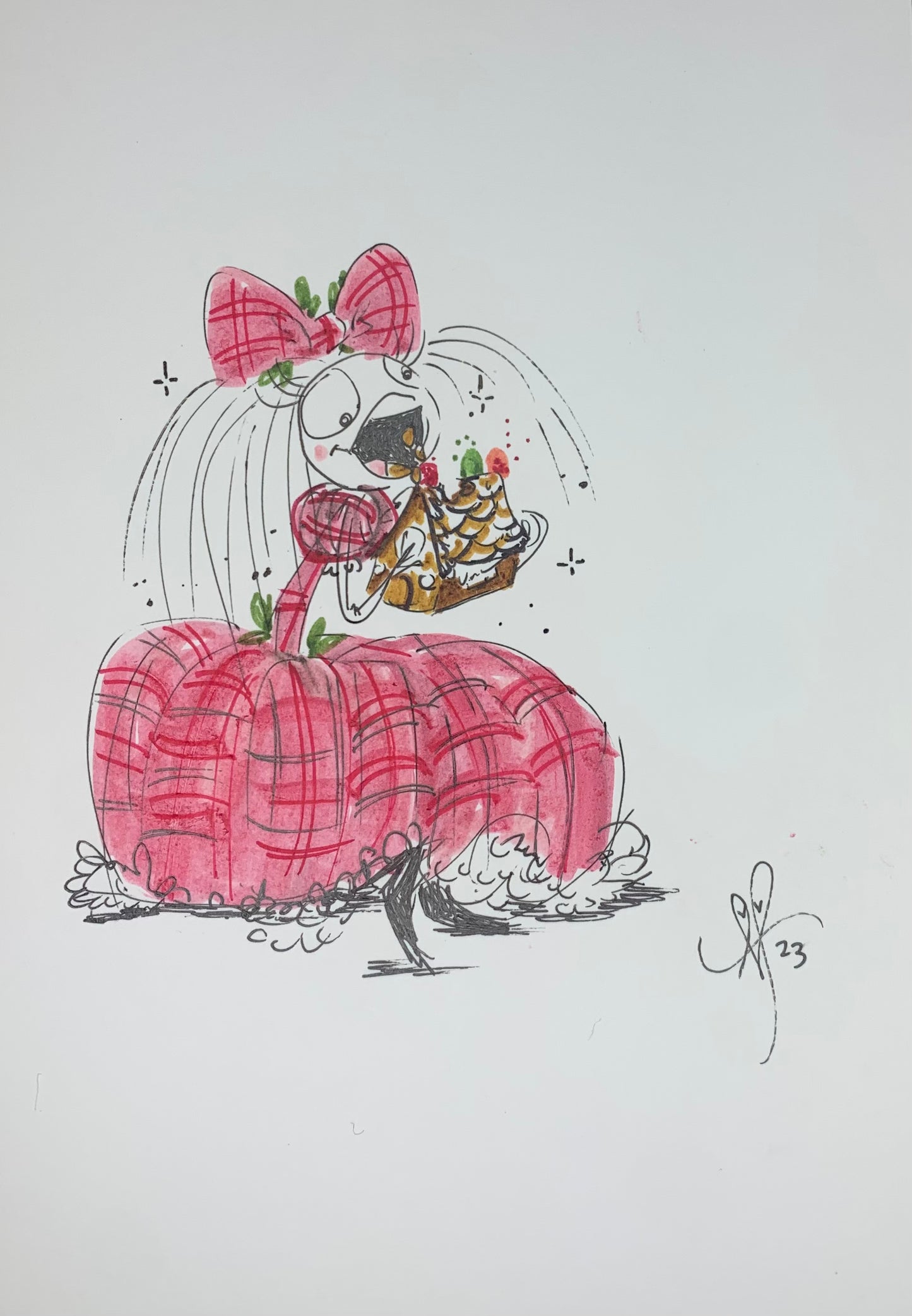 Gingerbread House sketch