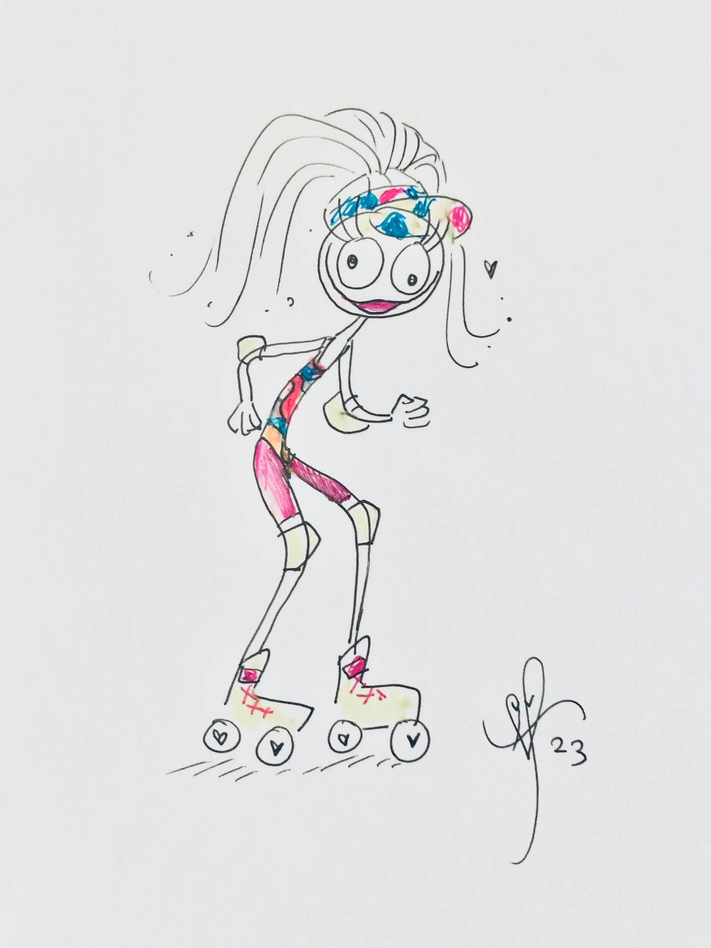 Mermie pen sketch Malibu Skate #102