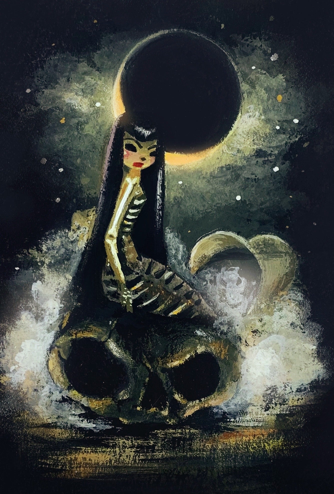 Limited Edition Crescent Moon 2023 fine art print