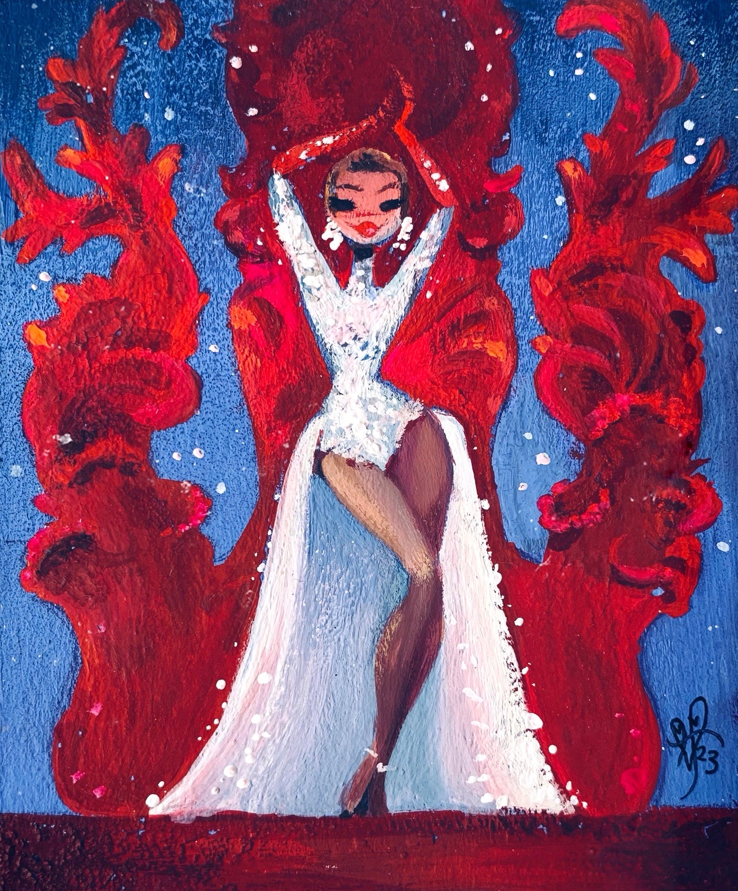 White Christmas fine art print