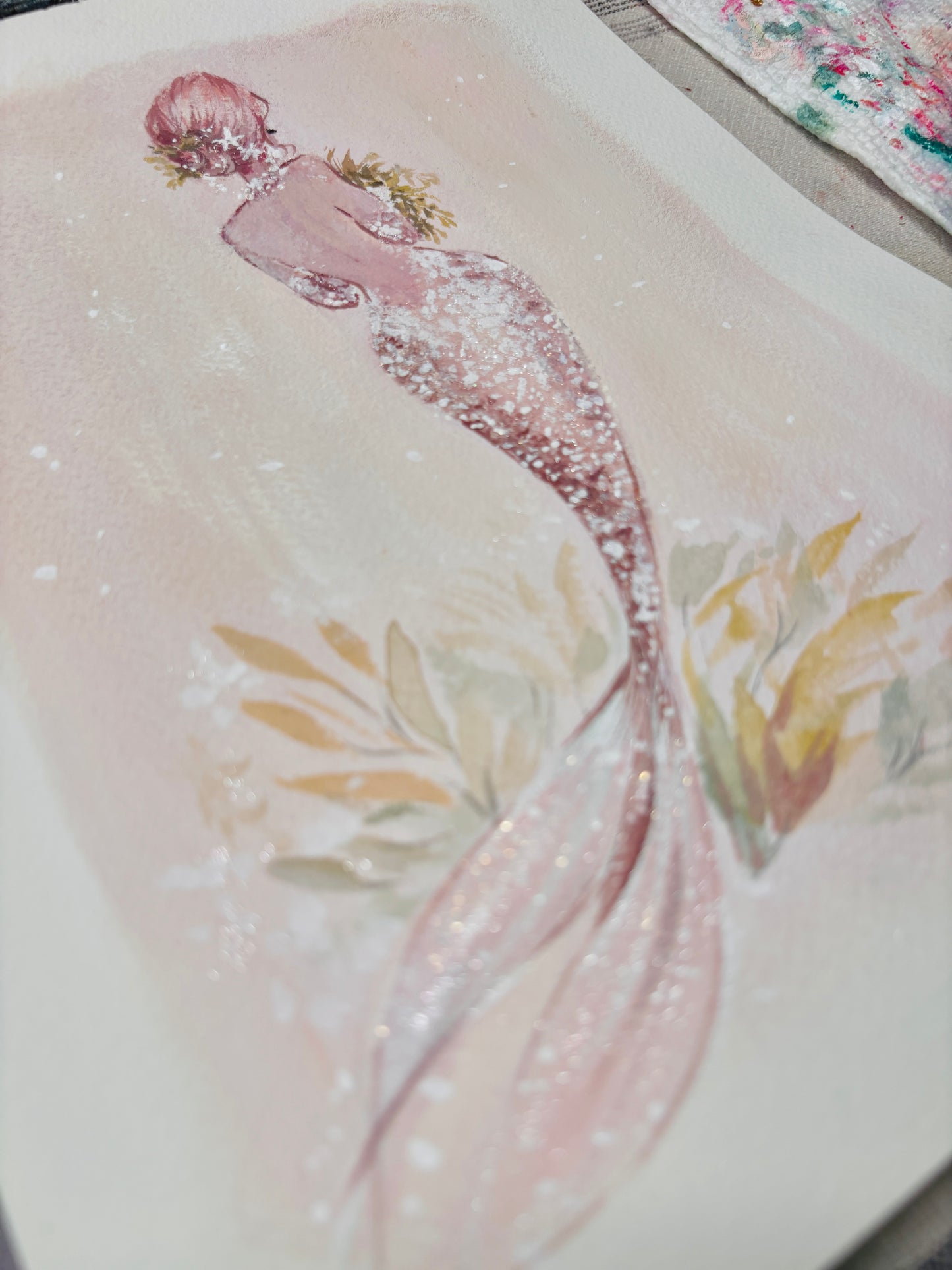 MerMay 2026 "Bride" original gouache painting