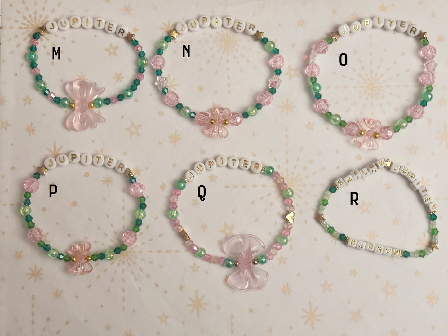 Sailor Jupiter Beaded Bracelets