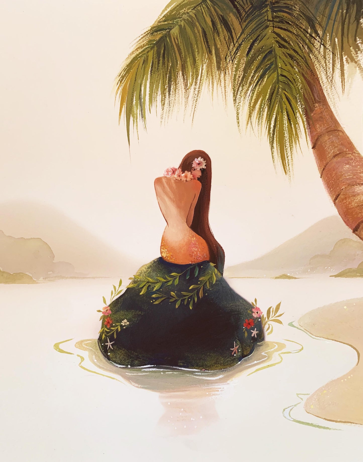 Kauai mermaid fine art print