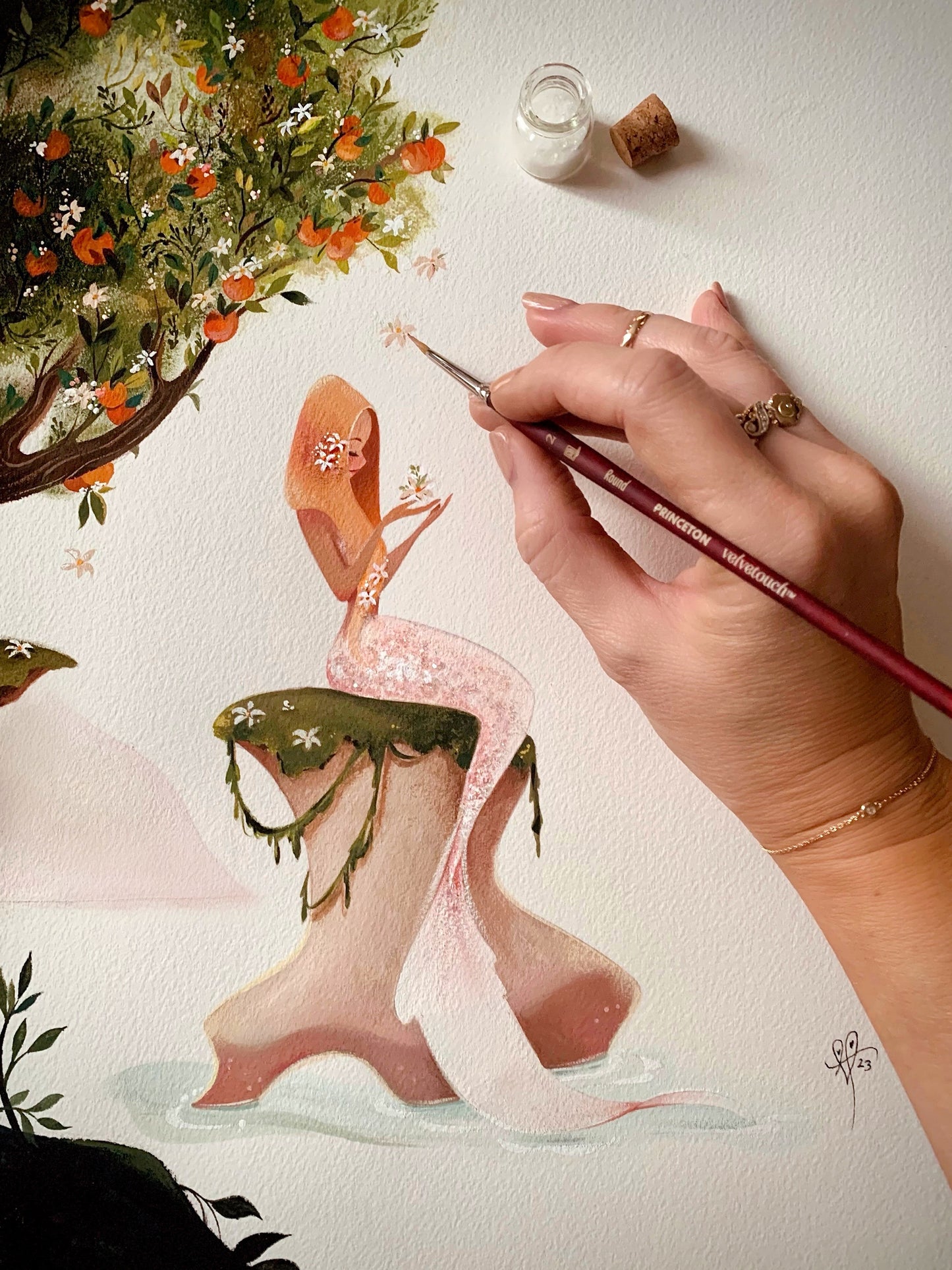 Corsica mermaid fine art print