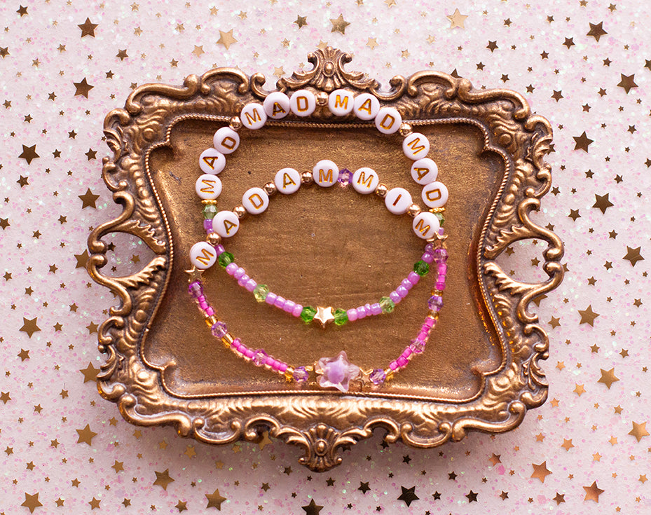 Madam Mim beaded bracelet set