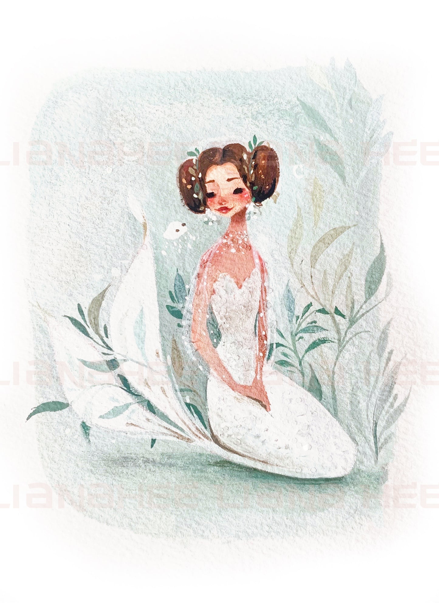 MerMay the 4th mermaid fine art print