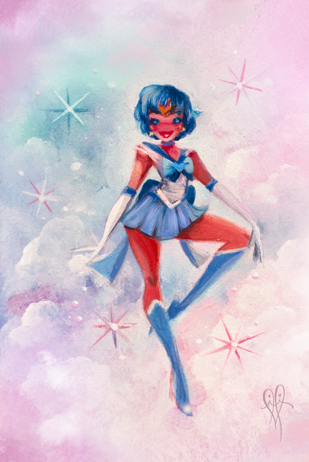 Sailor Mercury fine art print