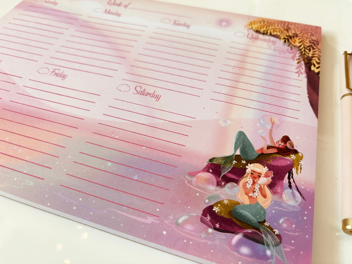 Pastel lagoon planner