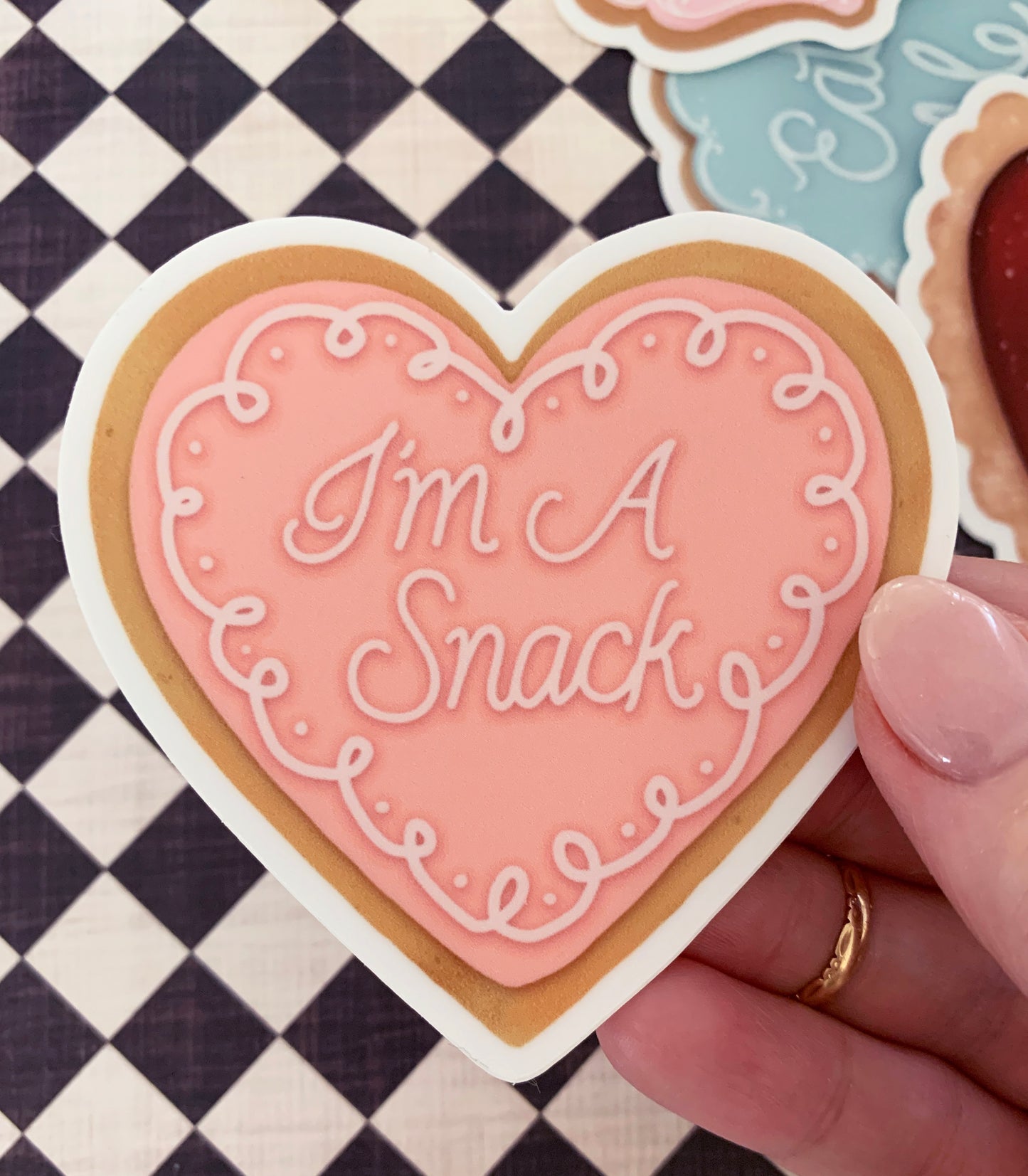 I'm A Snack Cookie vinyl sticker