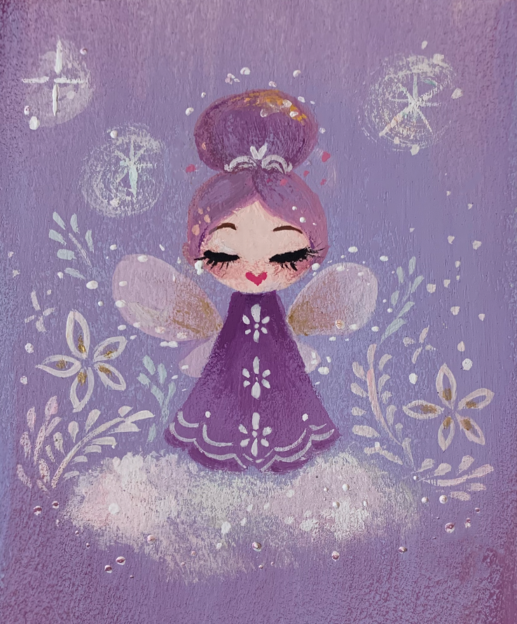 Limited Edition Little Angel mini art print