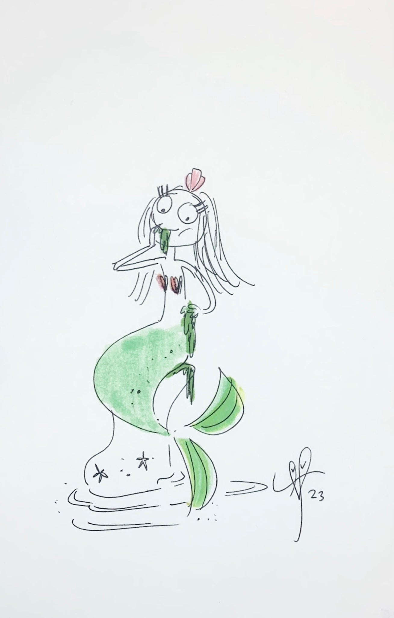 MerMay pen sketch #55
