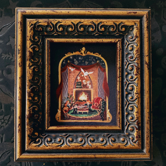 Mini Framed print Cozy Commons fine art print