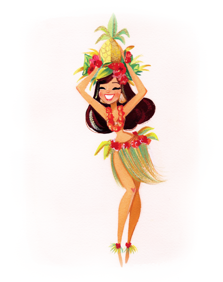 Pineapple Princess Lei!