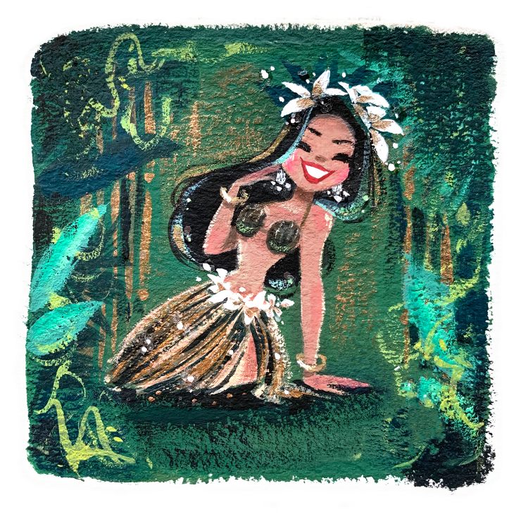 Bamboo Babe fine art print