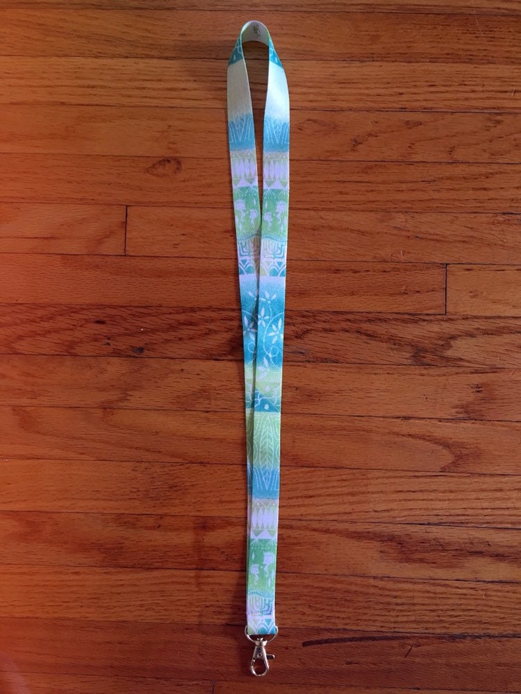 Blue Sea green Lanyard