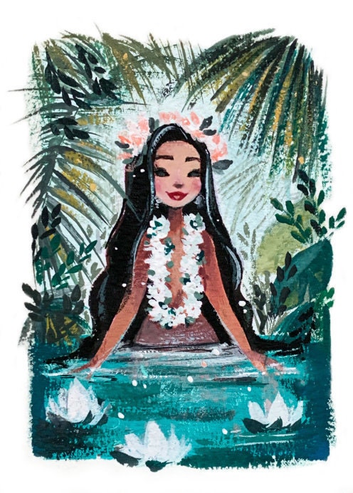 Wai fine art mini print