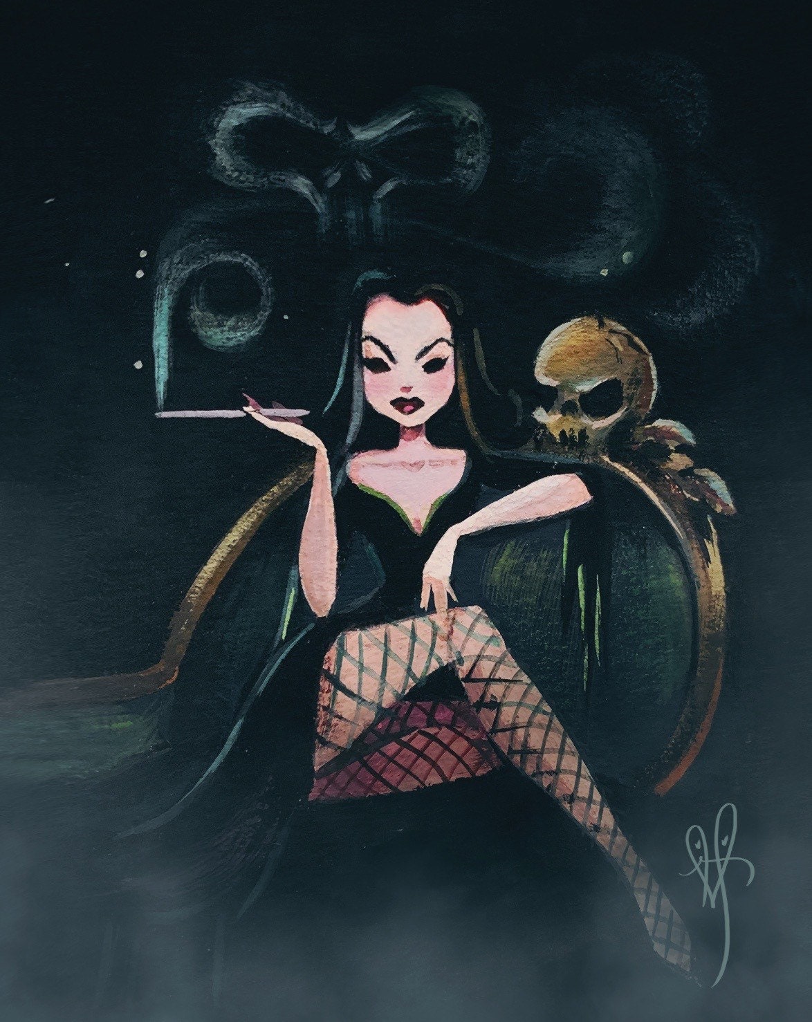 Glamour Ghoul fine art print