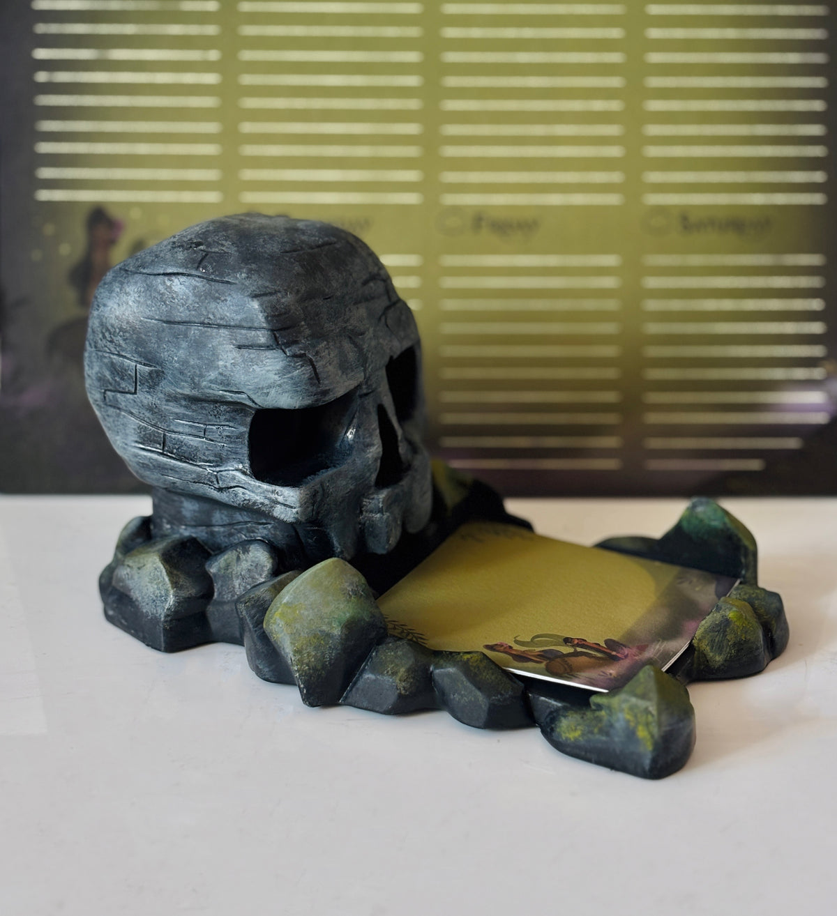 Skull Rock Sticky Note Holder 1