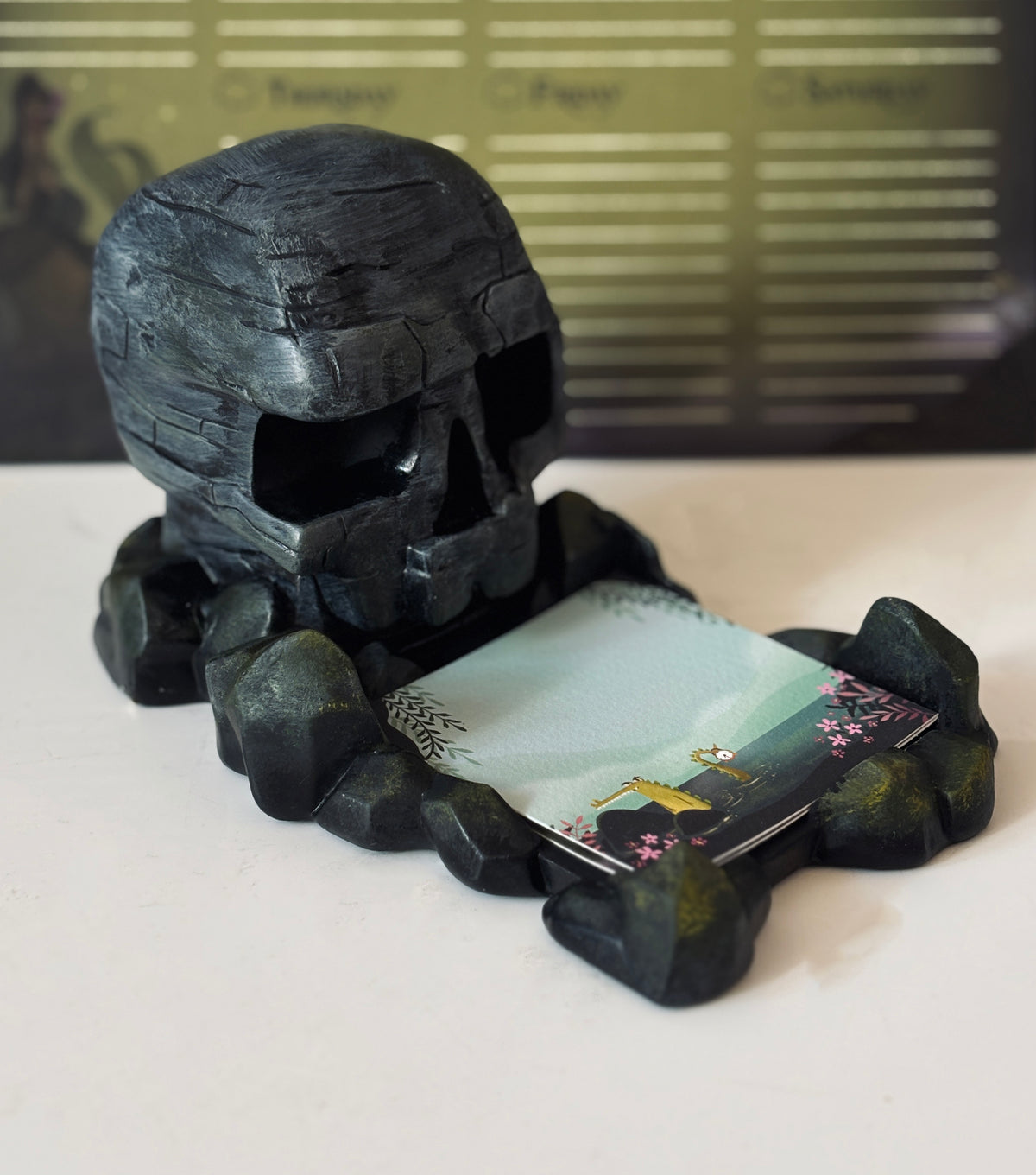 Skull Rock Sticky Note Holder 2