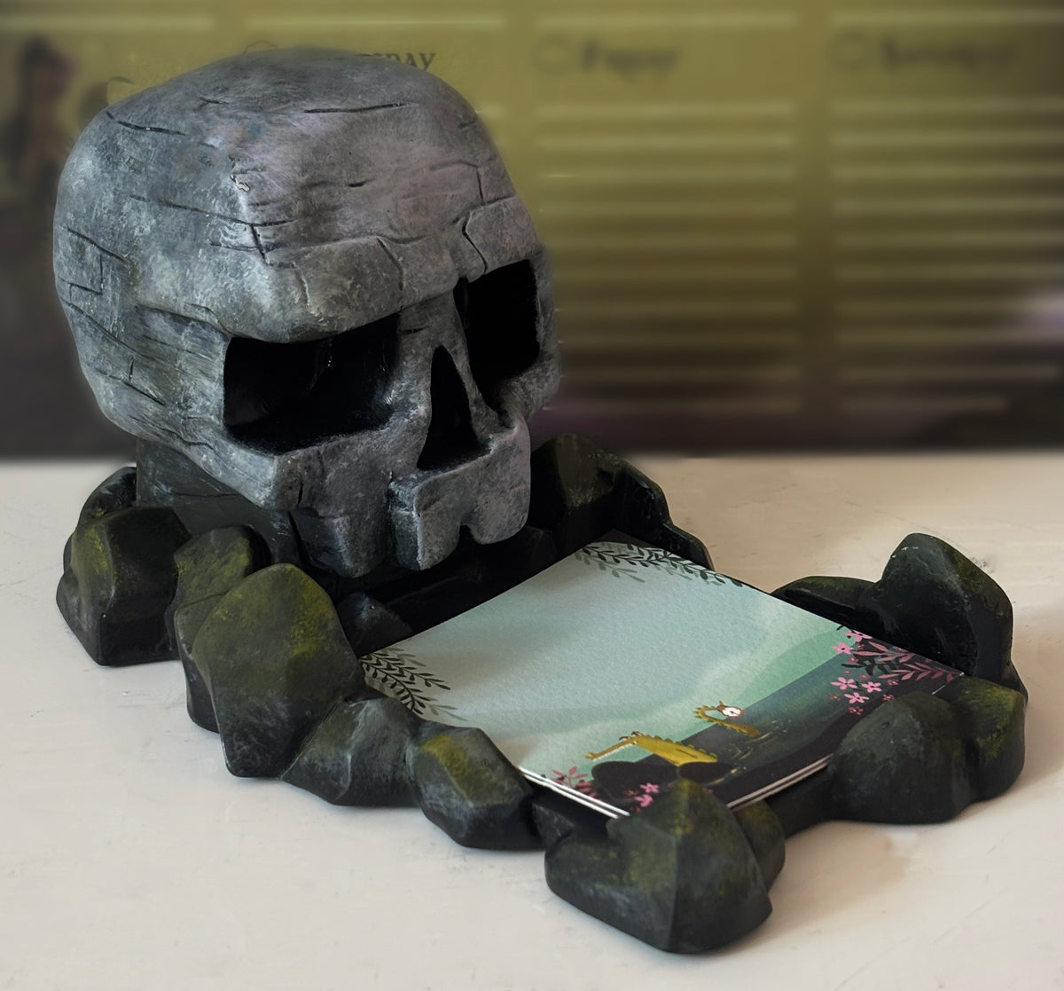 Skull Rock Sticky Note Holder 4