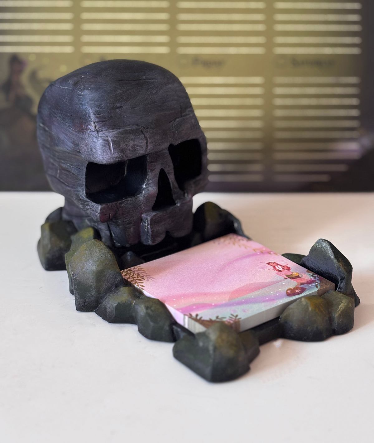 Skull Rock Sticky Note Holder 5