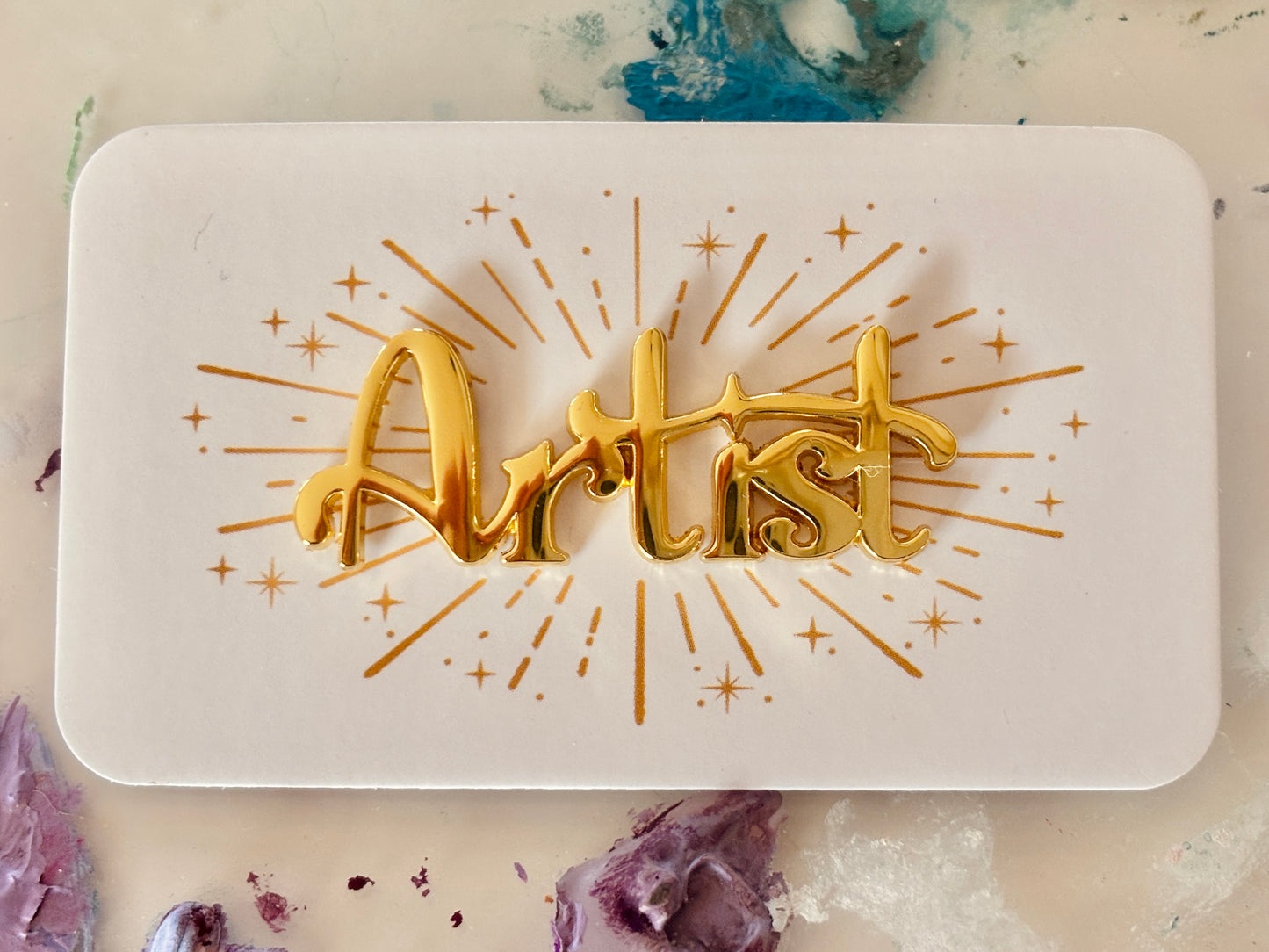 Limited Edition 'Artist' Inspiration Enamel Pin