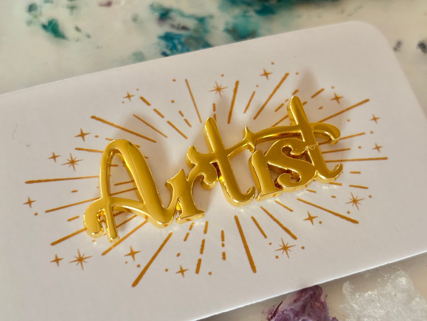 Limited Edition 'Artist' Inspiration Enamel Pin