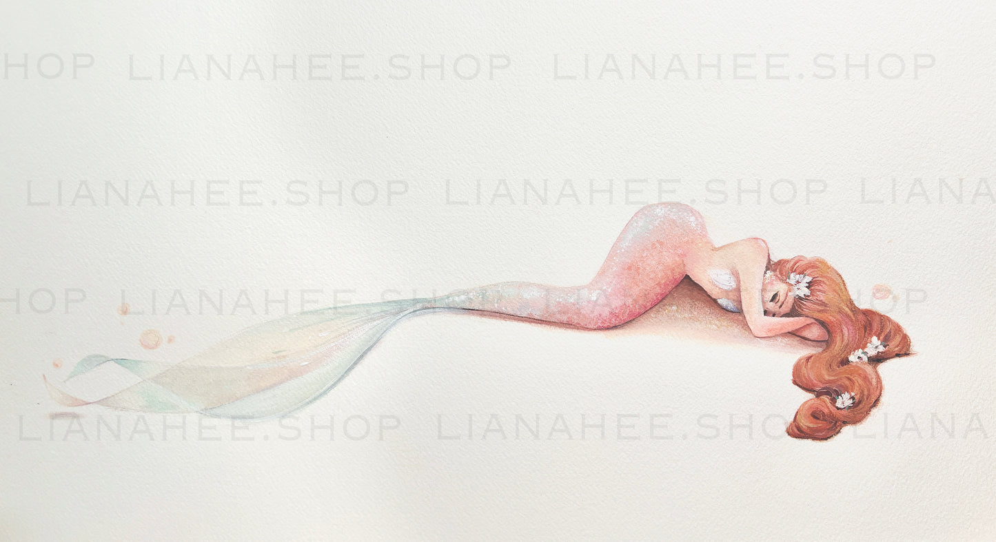 Elafonisi mermaid fine art print