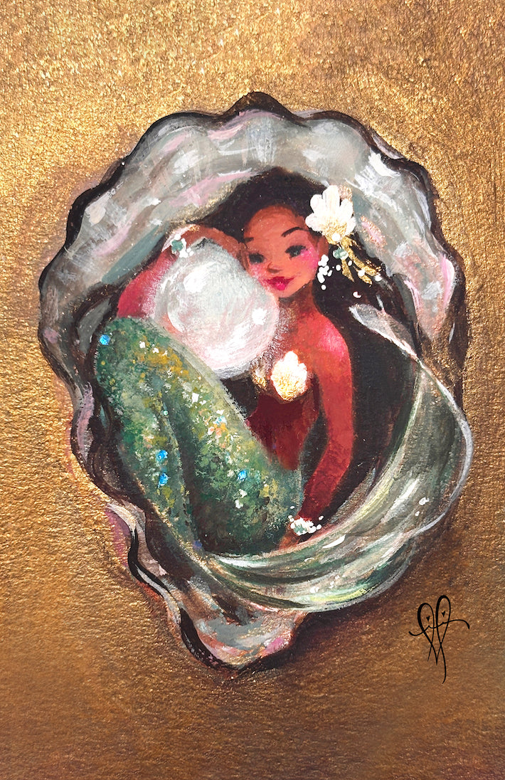 Gold Shell fine art print