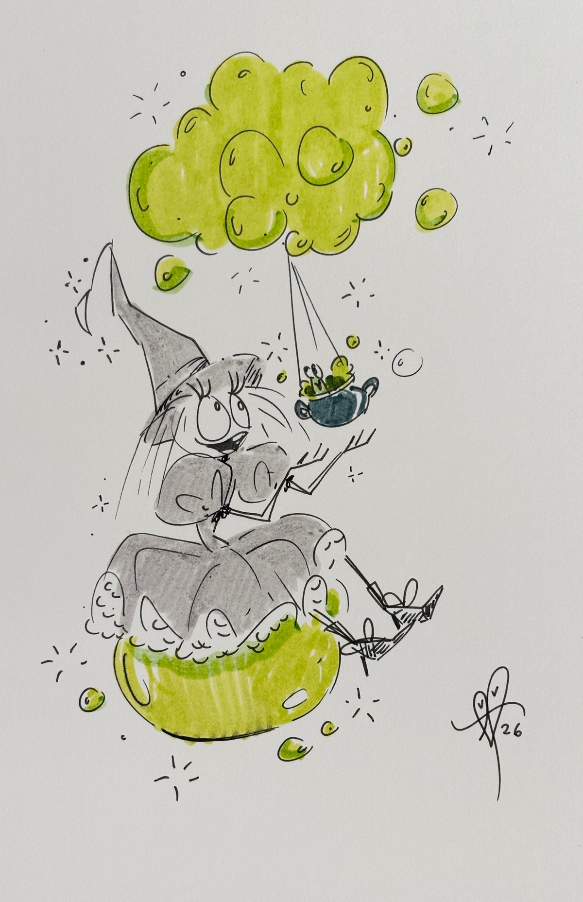 Witchy drawing #17