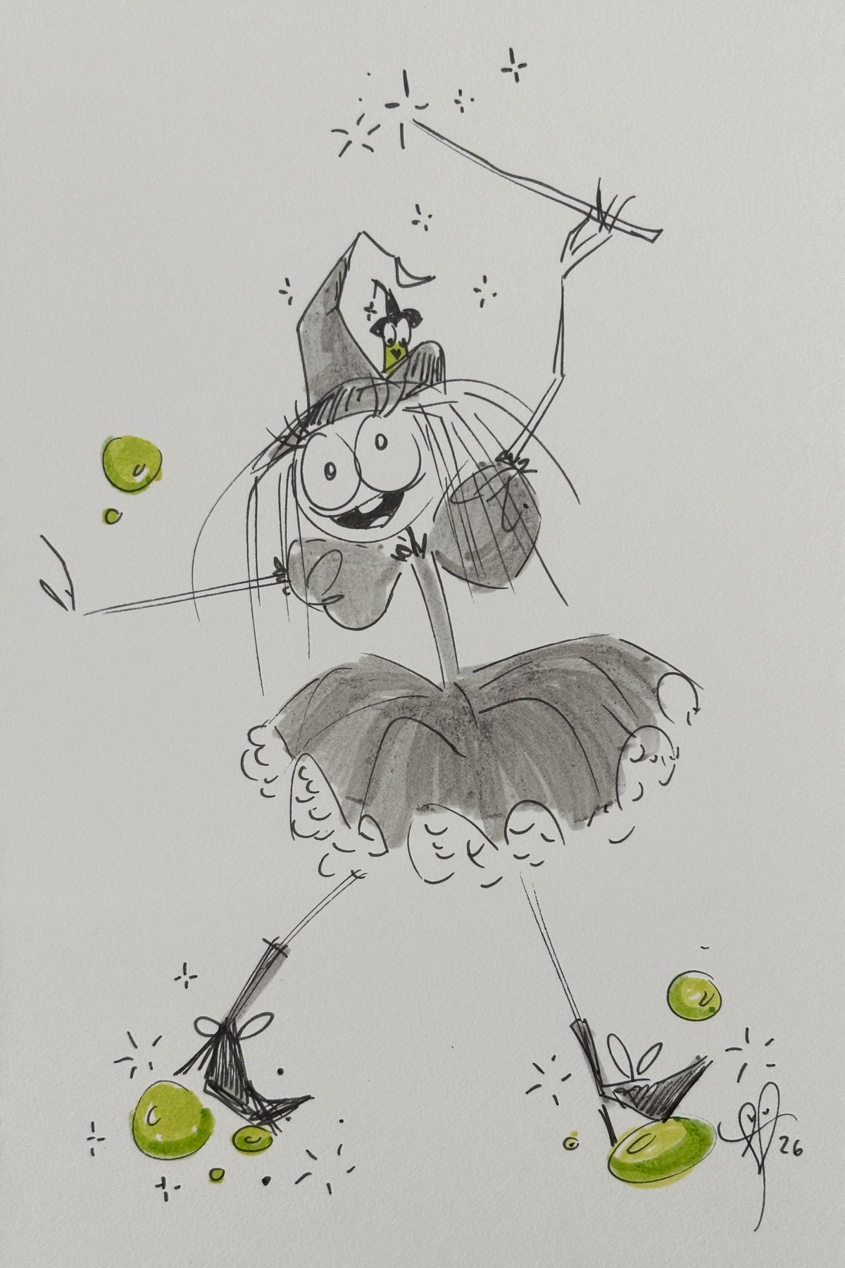 Witchy drawing #18