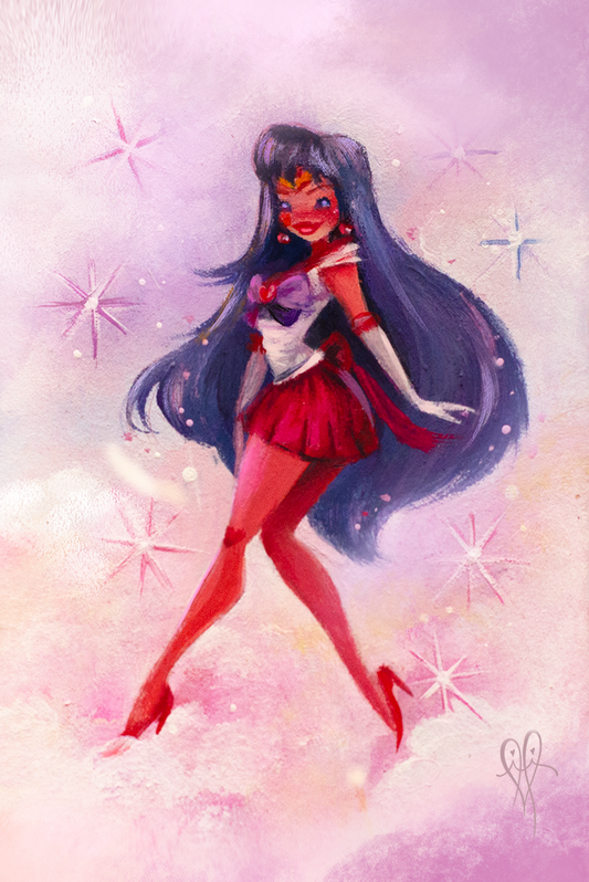 Sailor Mars fine art print