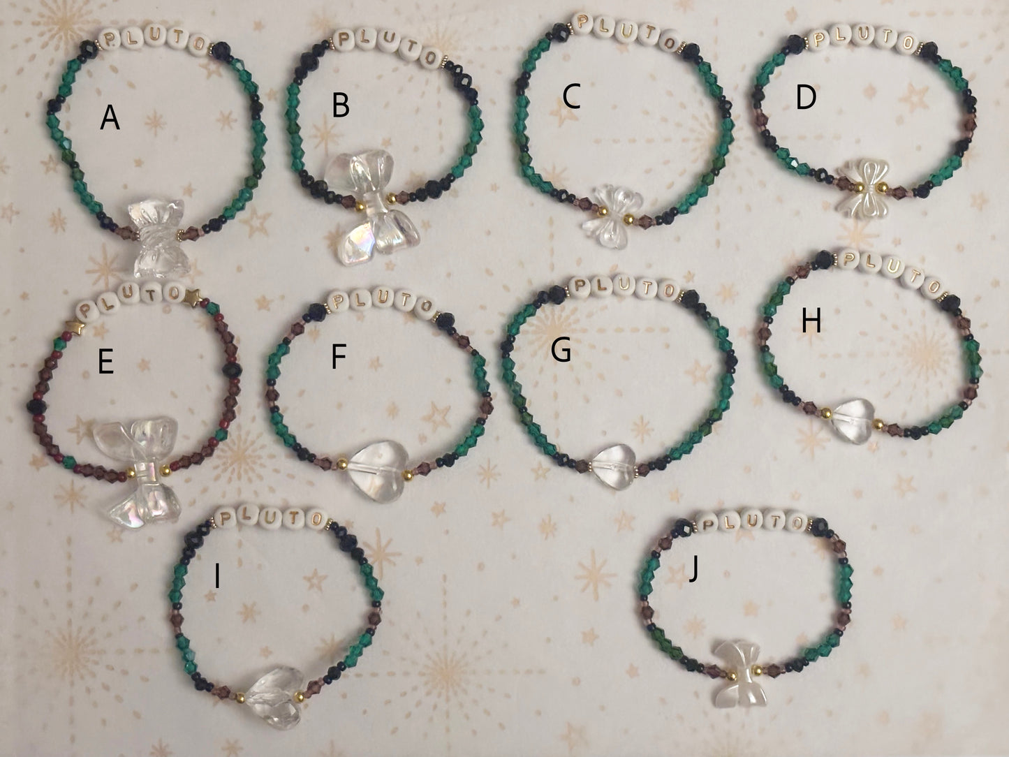 Sailor Pluto Beaded Bracelets