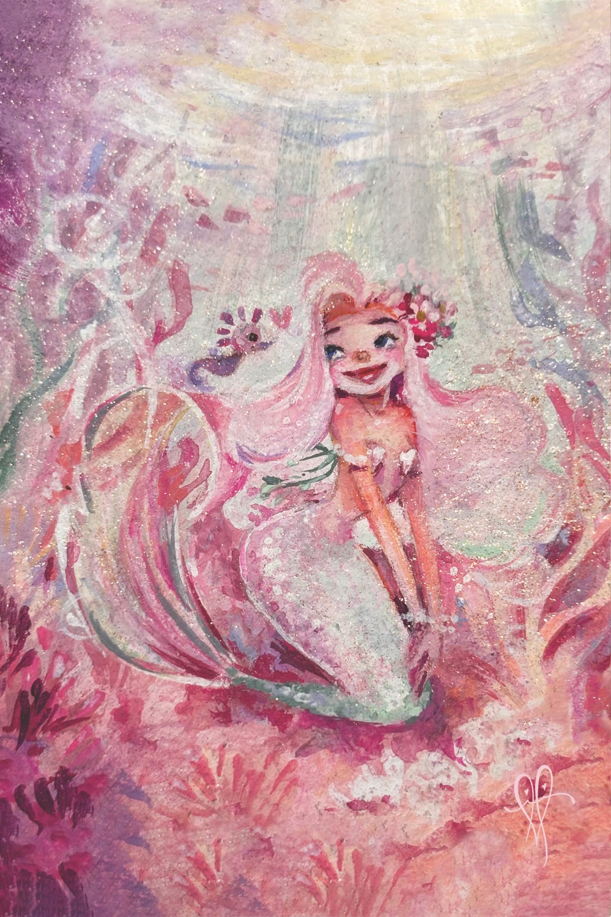 MerMay Pretty in Pink fine art print