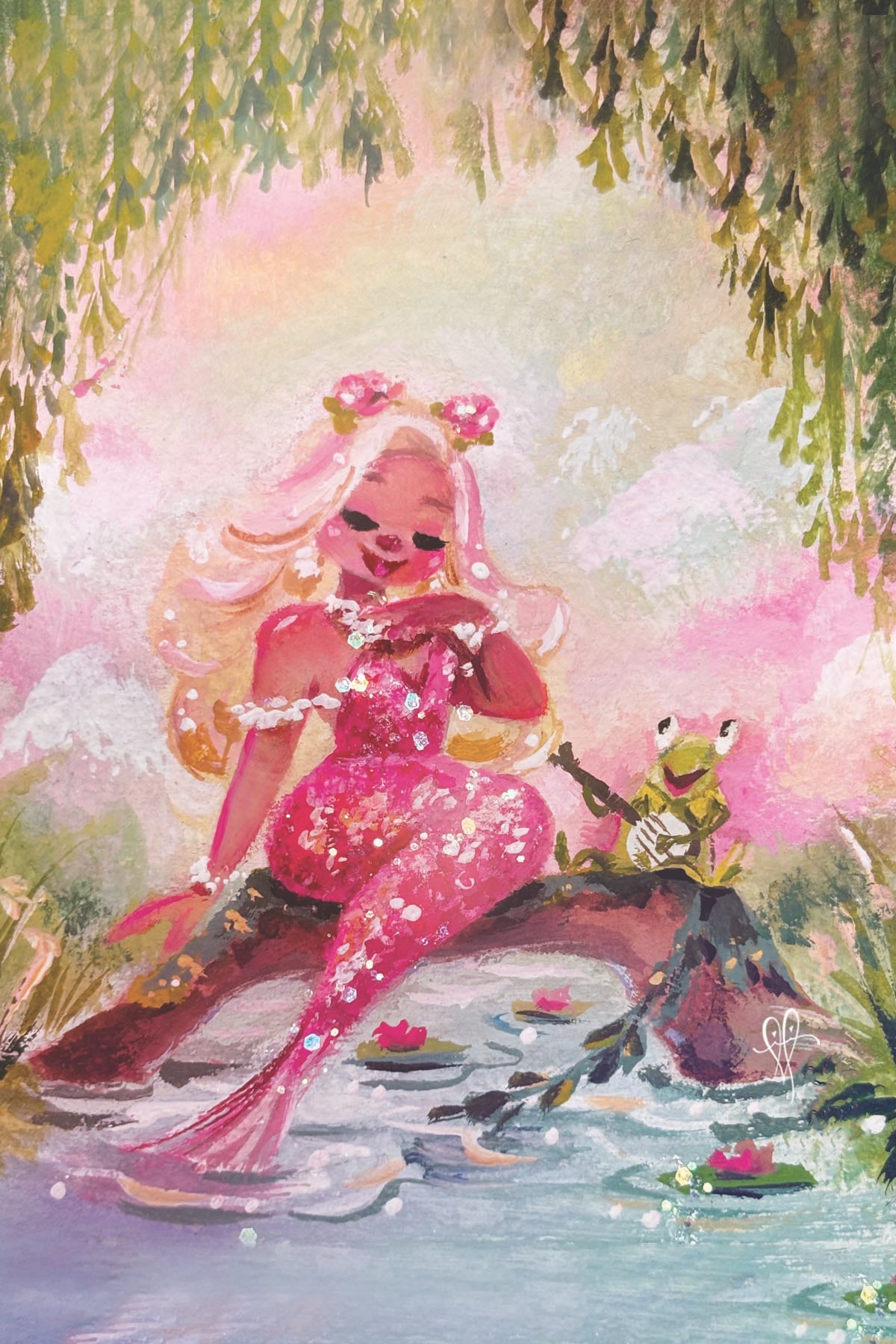MerMay Rainbow Connection fine art print