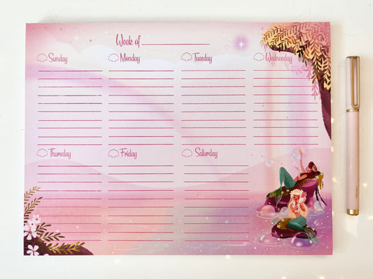 Pastel lagoon planner