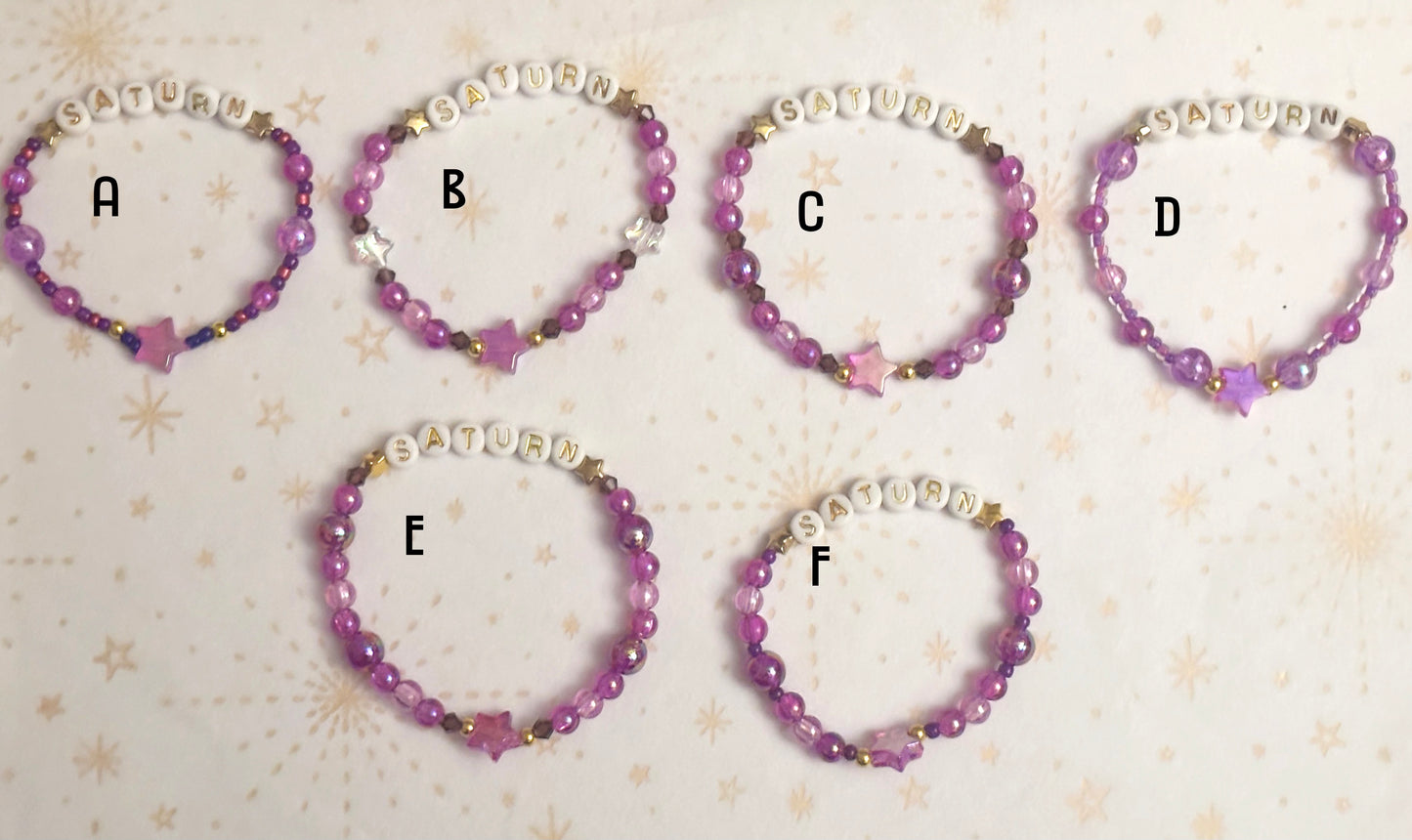 Sailor Saturn Beaded Bracelets