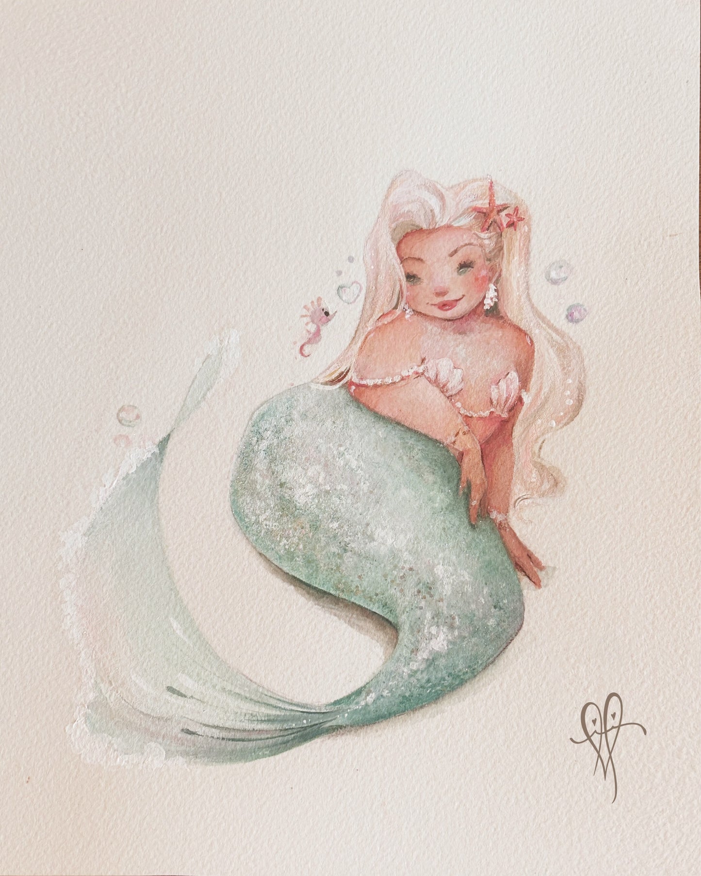 MerMay 'Seafoam' Mermaid fine art print