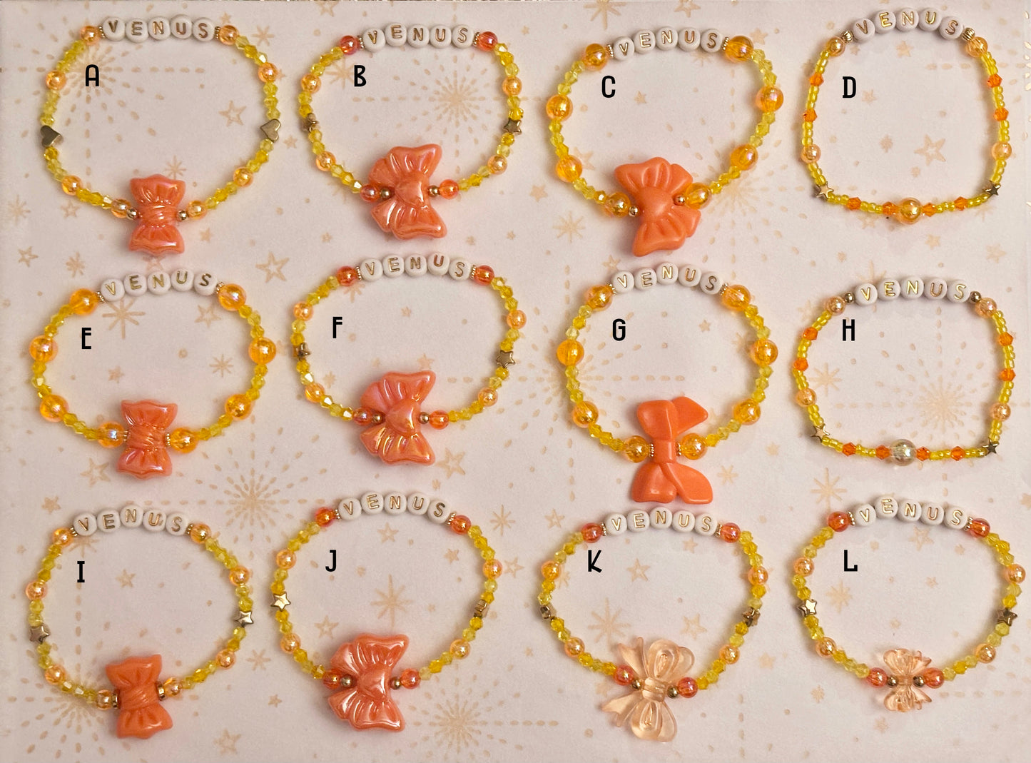 Sailor Venus Beaded Bracelets