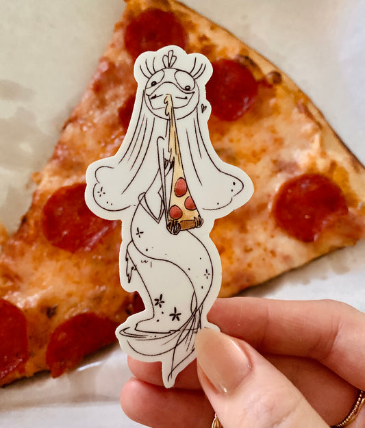 Pizza sticker