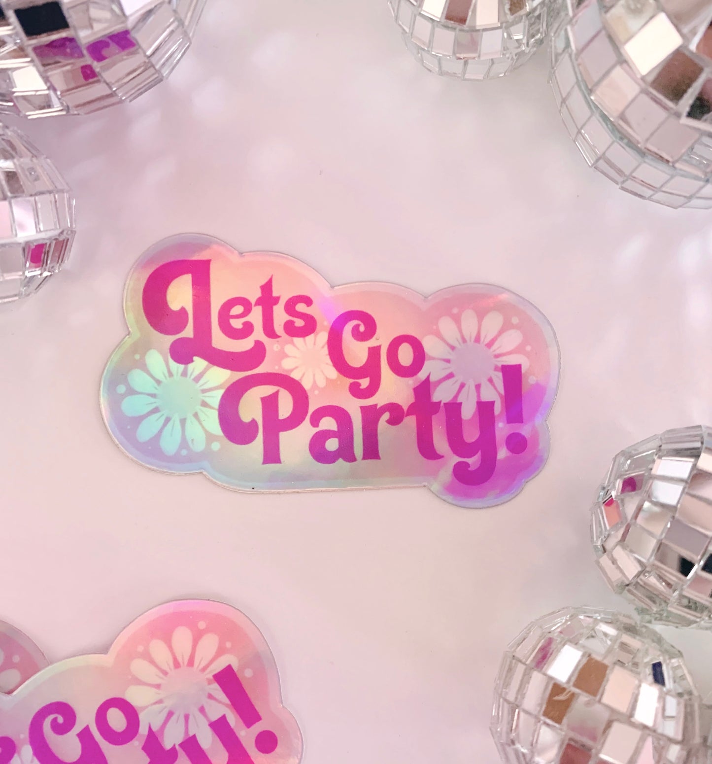 Let’s Go Party sticker