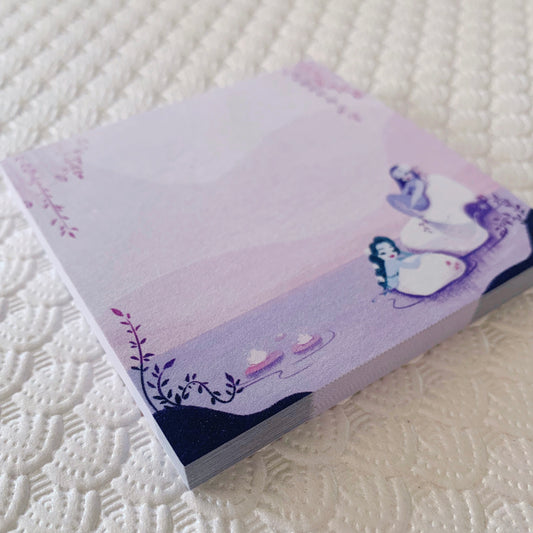 Lavender Mermaid Sticky Notes